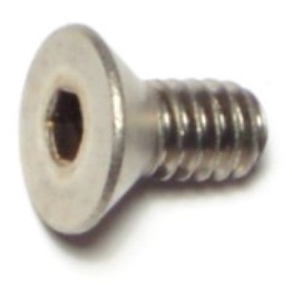 1/4"-20 x 1/2" 18-8 Stainless Steel Coarse Thread Flat Head Socket Cap Screws