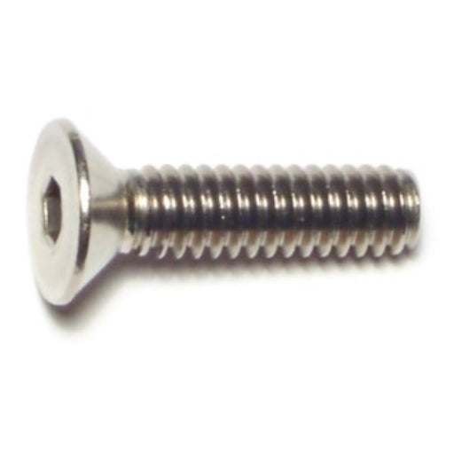 1/4"-20 x 1" 18-8 Stainless Steel Coarse Thread Flat Head Socket Cap Screws