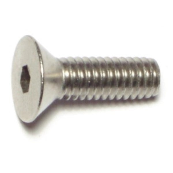 5/16"-18 x 1" 18-8 Stainless Steel Coarse Thread Flat Head Socket Cap Screws