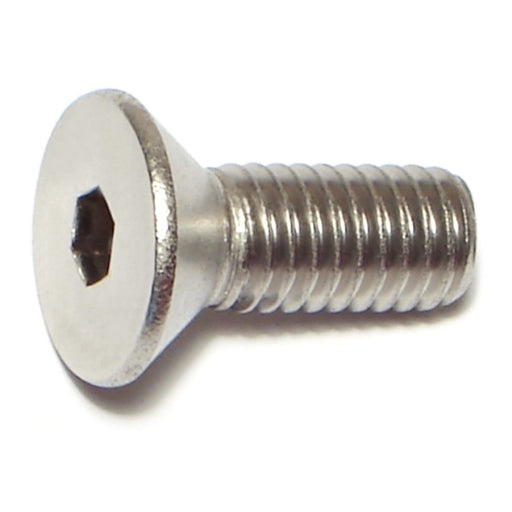 3/8"-16 x 1" 18-8 Stainless Steel Coarse Thread Flat Head Socket Cap Screws