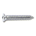 #8 x 1" Steel Phillips Oval Head Sheet Metal Screws