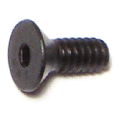 #6-32 x 3/8" Plain Steel Coarse Thread Flat Head Socket Cap Screws