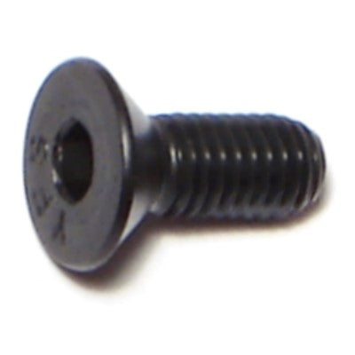 #10-32 x 1/2" Plain Steel Fine Thread Flat Head Socket Cap Screws