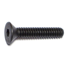 #10-24 x 1" Plain Steel Coarse Thread Flat Head Socket Cap Screws