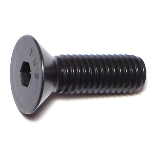 3/8"-16 x 1-1/4" Plain Steel Coarse Thread Flat Head Socket Cap Screws