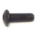 #10-32 x 5/8" Plain Steel Fine Thread Button Head Socket Cap Screws