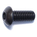 5/16"-18 x 3/4" Plain Steel Coarse Thread Button Head Socket Cap Screws