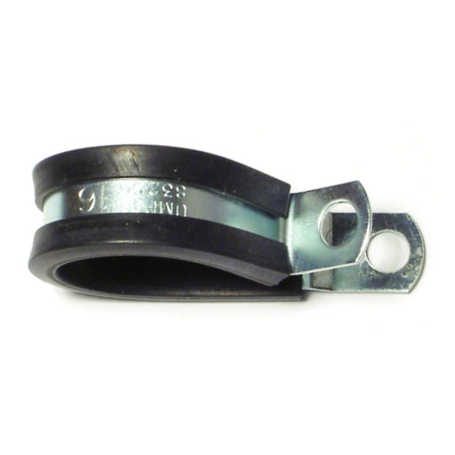 1" x 1/2" Rubber Cushioned Steel Support Clamps
