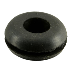 1/4" x 9/16" x 1/16" Black Rubber Grommets