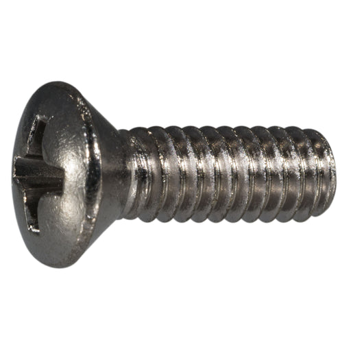 #8-32 x 1/2" Steel Coarse Thread Phillips Oval Head Faucet Screws