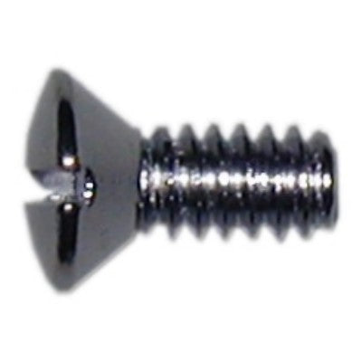 #10-24 x 7/16" Steel Coarse Thread Slotted Oval Head Faucet Screws
