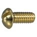 #8-32 x 3/8" Brass Coarse Thread Slotted Faucet Screws