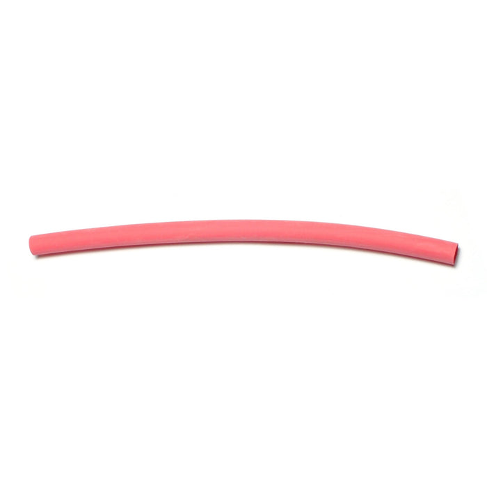 1/4" x 6" Red Heat Shrink Tubing