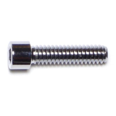 1/4"-20 x 1" Chrome Plated Grade 8 Steel Coarse Thread Smooth Head Socket Cap Screws