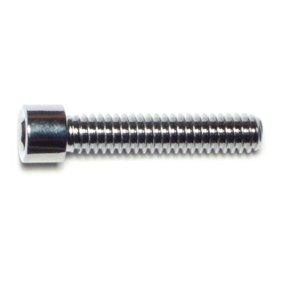 1/4"-20 x 1-1/4" Chrome Plated Grade 8 Steel Coarse Thread Smooth Head Socket Cap Screws