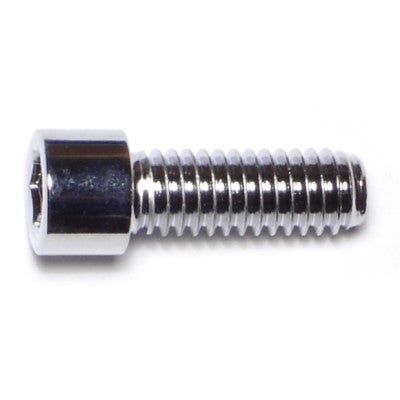 5/16"-18 x 7/8" Chrome Plated Grade 8 Steel Coarse Thread Smooth Head Socket Cap Screws