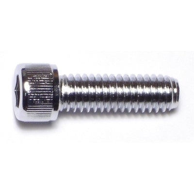 5/16"-18 x 1" Chrome Plated Grade 8 Steel Coarse Thread Smooth Head Socket Cap Screws
