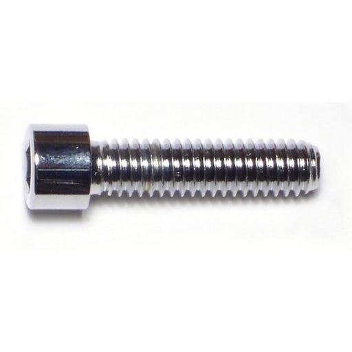 5/16"-18 x 1-1/4" Chrome Plated Grade 8 Steel Coarse Thread Smooth Head Socket Cap Screws