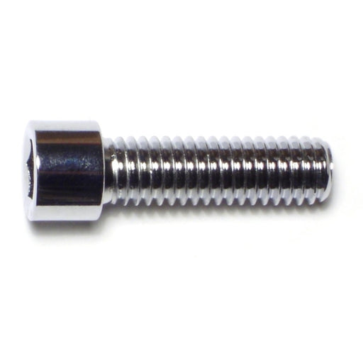 3/8"-16 x 1-1/4" Chrome Plated Grade 8 Steel Coarse Thread Smooth Head Socket Cap Screws