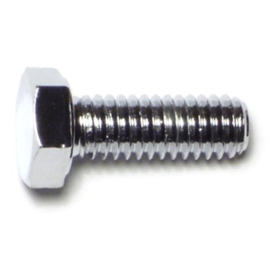 5/16"-18 x 7/8" Chrome Plated Grade 5 Steel Coarse Thread Hex Cap Screws