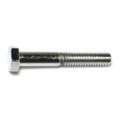 5/16"-18 x 2" Chrome Plated Grade 5 Steel Coarse Thread Hex Cap Screws