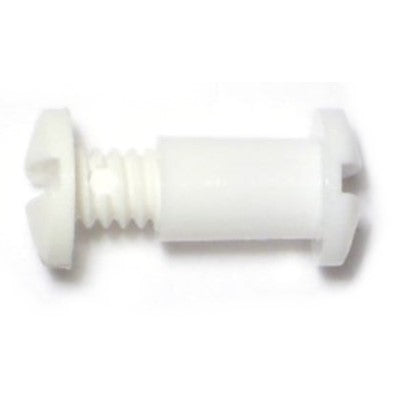 3/8" x 25/64" White Plastic Posts with Screws