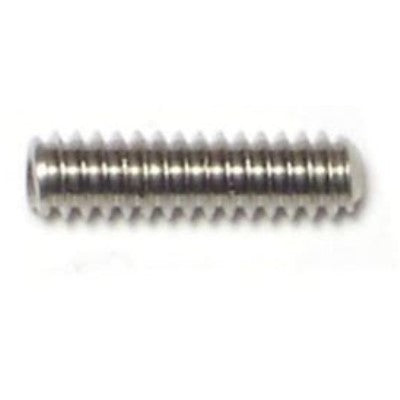 #6-32 x 1/2" 18-8 Stainless Steel Coarse Thread Hex Socket Headless Set Screws