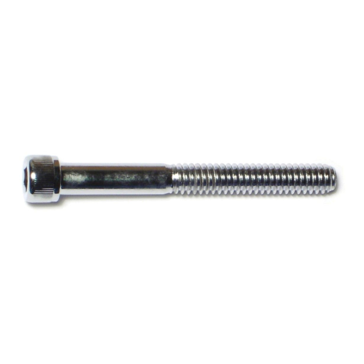 1/4"-20 x 2-1/4" Chrome Plated Grade 8 Steel Coarse Thread Knurled Socket Cap Screws