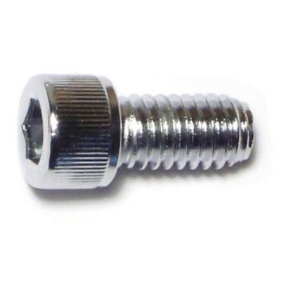 5/16"-18 x 5/8" Chrome Plated Grade 8 Steel Coarse Thread Knurled Socket Cap Screws