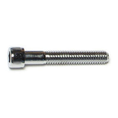 5/16"-18 x 2" Chrome Plated Grade 8 Steel Coarse Thread Knurled Socket Cap Screws