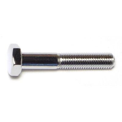 1/4"-28 x 1-3/4" Chrome Plated Grade 5 Steel Fine Thread Hex Cap Screws