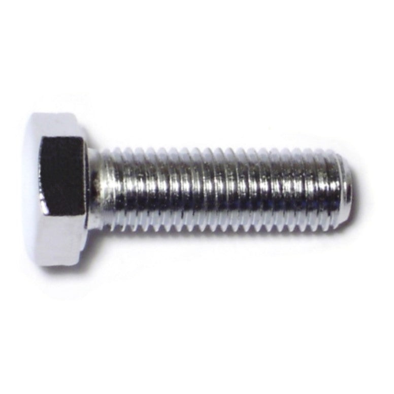 5/16"-24 x 1" Chrome Plated Grade 5 Steel Fine Thread Hex Cap Screws