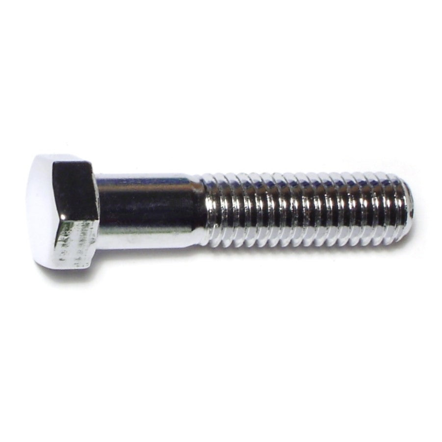 7/16"-14 x 2" Chrome Plated Grade 5 Steel Coarse Thread Hex Cap Screws