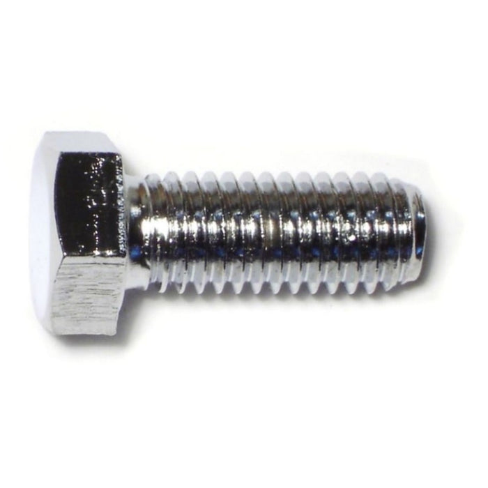 1/2"-13 x 1-1/4" Chrome Plated Grade 5 Steel Coarse Thread Hex Cap Screws