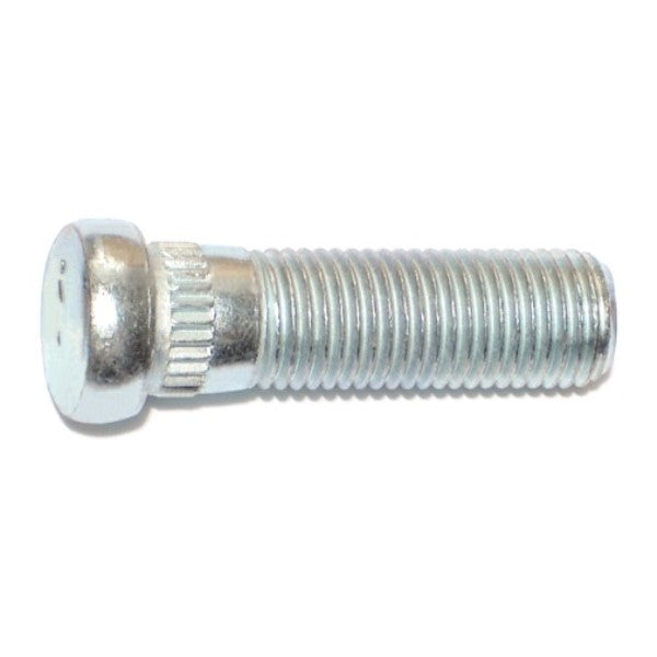 7/16"-20 x 1-1/2" Zinc Plated Steel Fine Thread Automotive Wheel Studs