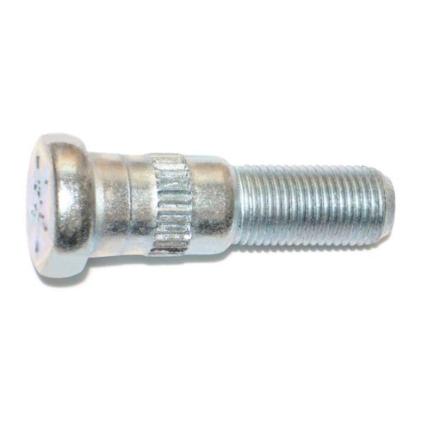 1/2"-20 x 1-29/32" Zinc Plated Steel Fine Thread Automotive Wheel Studs