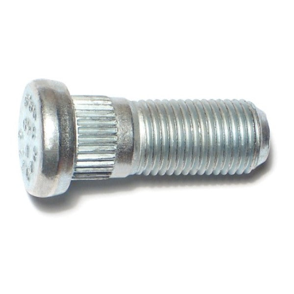 12mm-1.25 x 13mm x 32mm Zinc Plated Class 10.9 Steel Extra Fine Thread Automotive Wheel Studs