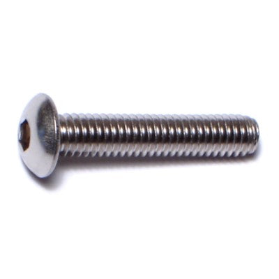 4mm-0.7 x 20mm A2 Stainless Steel Coarse Thread Button Head Hex Socket Cap Screws