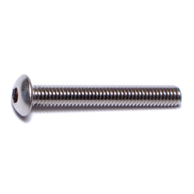 4mm-0.7 x 30mm A2 Stainless Steel Coarse Thread Button Head Hex Socket Cap Screws