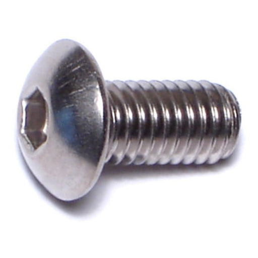 5mm-0.8 x 10mm A2 Stainless Steel Coarse Thread Button Head Hex Socket Cap Screws