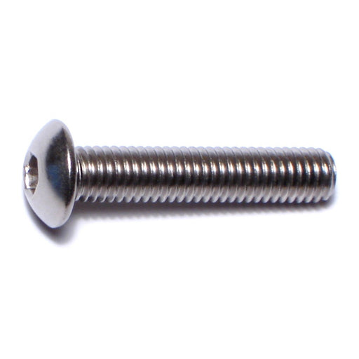 5mm-0.8 x 25mm A2 Stainless Steel Coarse Thread Button Head Hex Socket Cap Screws