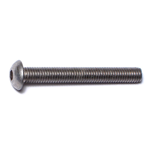 5mm-0.8 x 40mm A2 Stainless Steel Coarse Thread Button Head Hex Socket Cap Screws