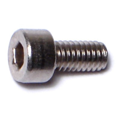 4mm-0.7 x 8mm Stainless A2-70 Steel Coarse Thread Hex Socket Cap Screws
