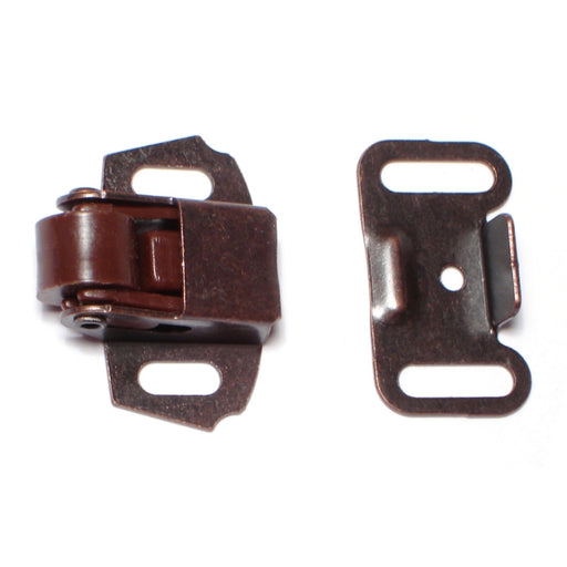 1/2" x 1-1/2" Bronze Spring Mounted Roller Catches