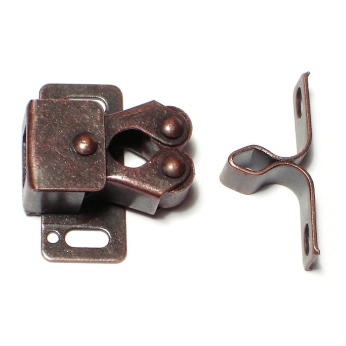 1/2" x 1-1/4" Bronze Double Roller Catches