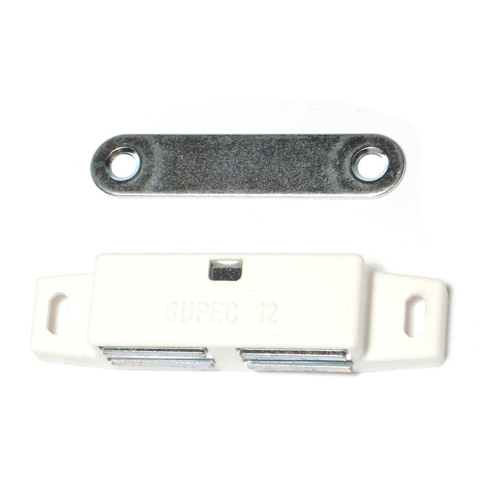 #12 White Double Magnet Latches