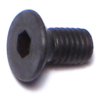 3mm-0.5 x 6mm Black Oxide Class 10.9 Steel Coarse Thread Flat Head Hex Socket Cap Screws