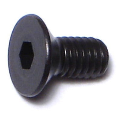 4mm-0.7 x 8mm Black Oxide Class 10.9 Steel Coarse Thread Flat Head Hex Socket Cap Screws