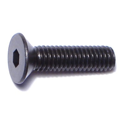 4mm-0.7 x 16mm Black Oxide Class 10.9 Steel Coarse Thread Flat Head Hex Socket Cap Screws