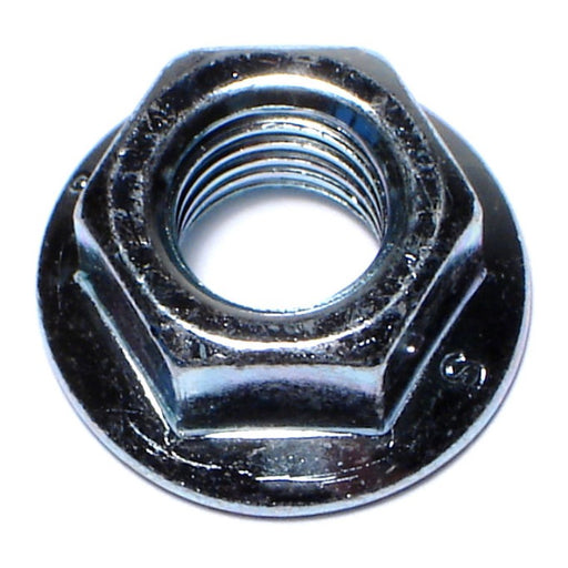 10mm-1.5 Zinc Plated Class 8 Steel Coarse Thread Flange Nuts